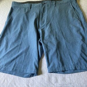 Ron Jon Blue Flat Front Shorts Lightweight Comfort